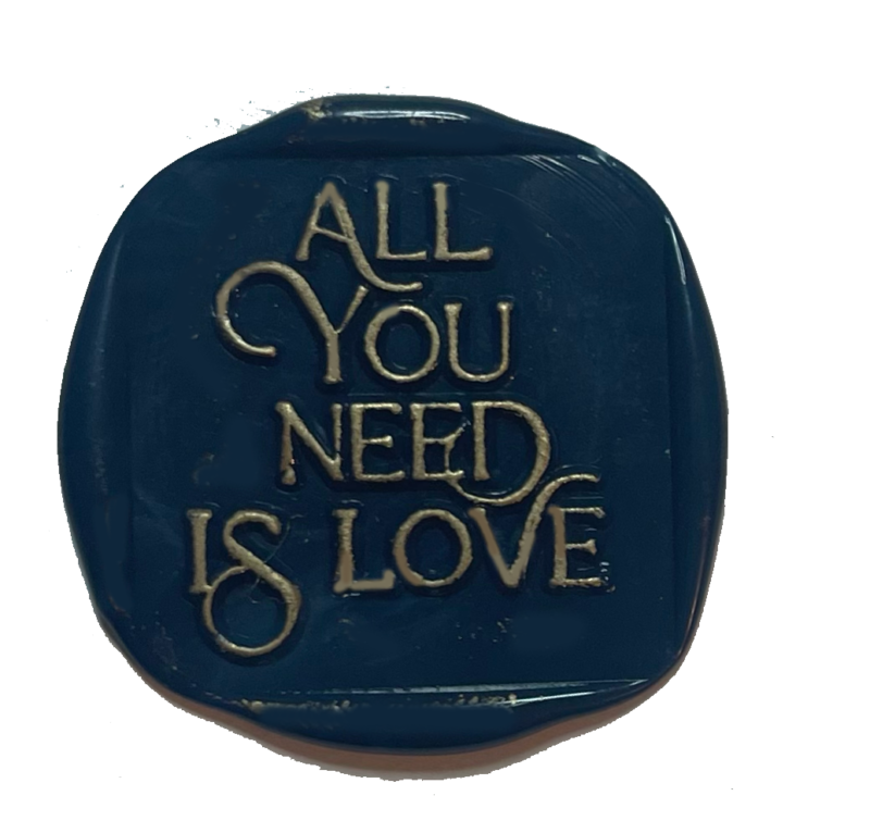 all you need is love wax seal