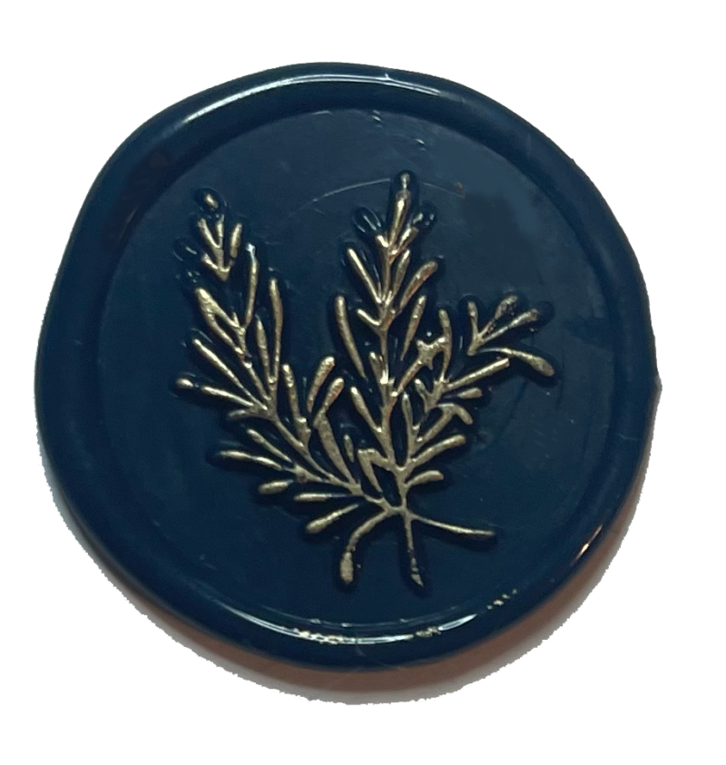 rosemary wax seal sticker